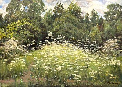 (П) Татаринов Герман Алексеевич (1925 – 2006)Цветы на опушке леса. 1971 г.