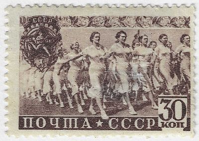 1940. Июль. Всесоюзный физкультурный комплекс "Готов к труду и обороне СССР". Физкультурный парад. Худ. И. Дубасов, С. Поманский, Н. Терморуков