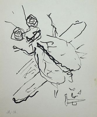 (М) Кропивницкий Лев Евгеньевич (1922–1994) - Муха. Иллюстрация к книге стихов Г. Сапгира ...