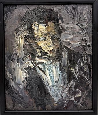 (М) Маслов Владимир Владимирович (1934-2020) Портрет Пушкина. Начало 1990-х гг.