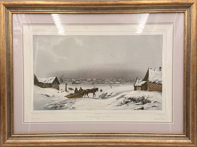 (П)* Адам Жан-Виктор Винсент (Jean-Victor Vincent Adam, 1801–1867) - автор рисунка, Ловернь ...