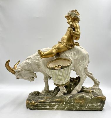 (П) Мальчик на козле. Австрия, 1900-е гг.