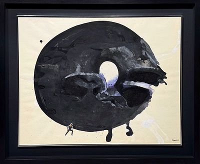 Беленок Петр Иванович (1938-1991) - Кит. 1991 г. Бумага, тушь, темпера, коллаж. 61 х 76 см ...