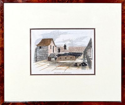 (М) Неизвестный гравер Форт Ковлон (Kowloon Fort). Гонконг, 1857 г. 