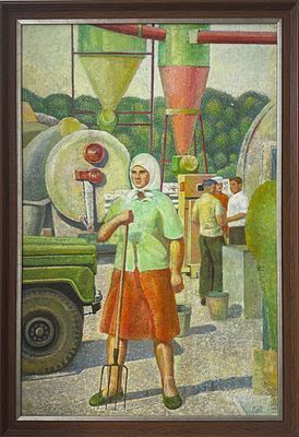 (М) * Рабинович Розалия Моисеевна (1895 - 1988) Колхозница, 1967 г.