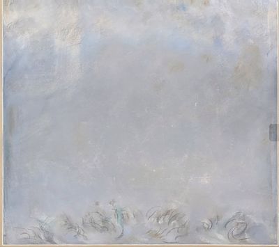 (П) Ева Павловна Левина-Розенгольц (1898 — 1975) - Из серии "Небо". 1972 г. Бумага, пастель. 56 ...