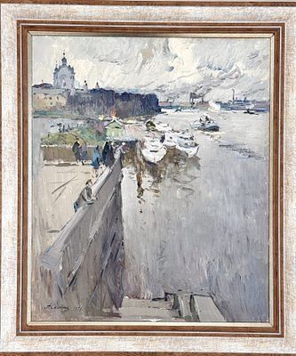 (П) Семенов Александр Михайлович (1922 - 1984)  Ленинград. Невские дали. 1976 г.