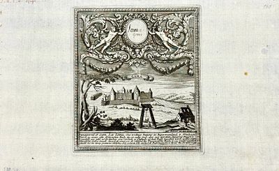 (П) Боденер Габриэль Старший (Gabriel I Bodenehr; 1673-1765) Ивангород. 1735 г.