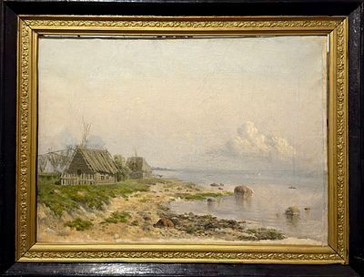 (П) Бубликов Николай Евлампиевич (1871 — 1942) - Дом на берегу Финского залива, конец XIX - ...