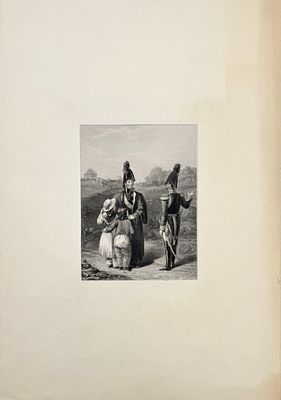 (М) Киль Лев Иванович (1793-1851) - Офицеры, вернувшиеся с войны. XIX в. Бумага, гравюра. В ...