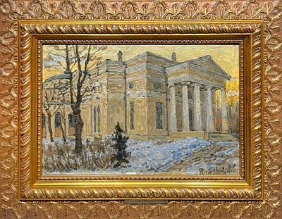 (М) Петровичев Петр Иванович (1874-1947) Вид на Шереметьевский дворец. Останкино. 1910-е гг.
