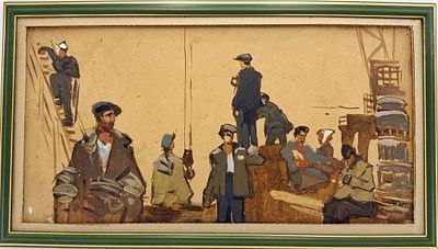 (М) Попков Виктор Ефимович (1932-1974) Строители Братска. 1950-е гг.