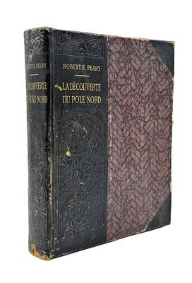 (П) Пири Роберт Э. Открытие Северного полюса. [Peary Robert E. La Decouverte du Pole Nord.] Париж, 1911 г. - 344 с., ил.