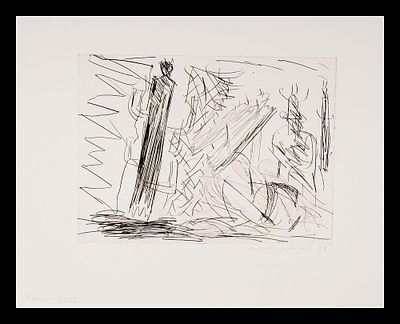 (М) Кудряшов Олег Александрович (1932-2022) - Композиция. Доска № 2288. 1993 г. Бумага, сухая ...