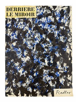(П) [Номер, посвященный Франсуа Фидлеру] Derriere le Miroir, № 116. 1959 год. Бумага, ...