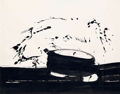 (М) Беленок Пётр Иванович (1938-1991) - Круговорот. Конец 1970-x - начало 1980-х гг. Бумага, ...
