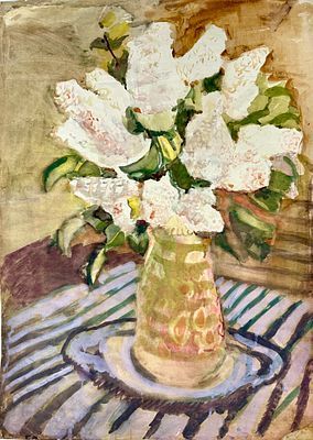 (М) Деопик Валентина Павловна (1907-1990) Белая сирень. Конец 1960-х гг.