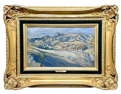 (М) Бенуа Александр Николаевич (1870-1960) - Крымский пейзаж. 1916 г Бумага, графитный ...