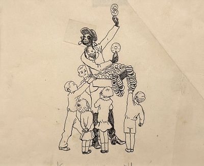 [Круг Лебедева] Конашевич Владимир Михайлович (1888-1963) Бармалей.1930-е гг.
