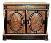 (П) Комод в стиле Буль (Boulle) двухстворчатый, XIX в.