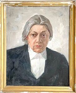 * Мещеряков Виктор Пантелеймонович (1924-2003)Портрет Н.К. Крупской. 1960-е гг.