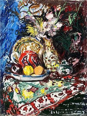 (П) Коровяков Александр Петрович (1912-1983) - Натюрморт 1976г. 60 х 80 см. Холст, масло.