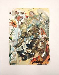 (П) Дали Сальвадор (1904-1989) - Святой Иаков и Надежда (Рай, песнь 25