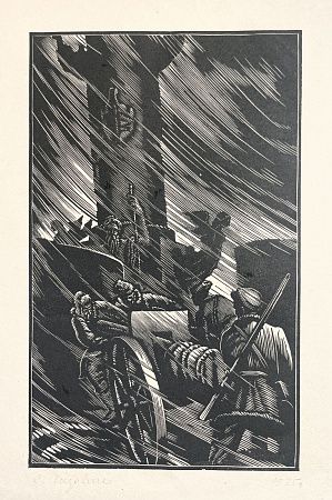 Юдовин Соломон Борисович (Шлойме Борухович) (1892 – 1954) Оборона Петрограда. У Ростральной колонны.