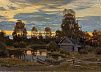 (П) Татаринов Герман Алексеевич (1925 – 2006) Вечер в деревне Гребло. 1971 г.