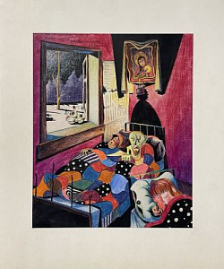 Тюльпанов Игорь Виссарионович (1939 г.р.) Ночной кошмар. 1962 г.