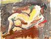 (П) Лукка Валерий Николаевич (г.р. 1945) - Фигура. 1986. Бумага, гуашь. 24,5 х 32 см. Валерий ...