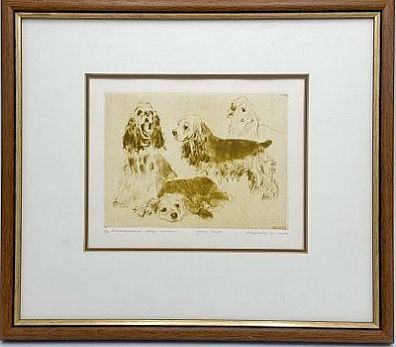 (М) Маковеева Ирина Петровна (р. 1954)Американский Кокер-спаниель. 2000 г..