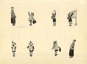 (М) Лемкуль Фёдор Викторович (1914-1995 гг) - Разворот к книге «Кто сегодня учится». 1960-е гг. ...