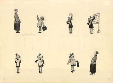 (М) Лемкуль Фёдор Викторович (1914-1995 гг) - Разворот к книге «Кто сегодня учится». 1960-е гг. ...