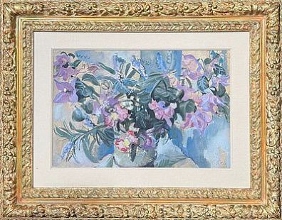 (М) Яковлев Александр Евгеньевич (1887-1938) - Натюрморт. 1936 г. Бумага на картоне, темпера, ...