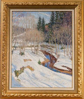 (М) Богданов-Бельский Николай Петрович (1868-1945) Ручеёк. 1930-е - начало 1940-х гг.