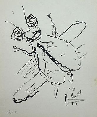 (М) Кропивницкий Лев Евгеньевич (1922–1994) - Муха. Иллюстрация к книге стихов Г. Сапгира ...