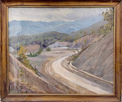 (П) Рубин Ефим Евсеевич (1919 – 1992).Дорога в горах. 1971 г.