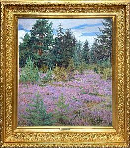 (М) Богданов-Бельский Николай Петрович (1868-1945) Вересковая пустошь. 1920-е - 1930-е гг.