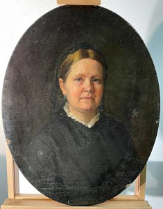 Платонов Харитон Платонович (1841-1907) Женщина в трауре.1880-е гг.