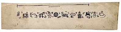 [Мир Искусства] Чехонин Сергей Васильевич (1878–1935) - Виньетка Бумага, тушь 6,5 х 25,5 см ...