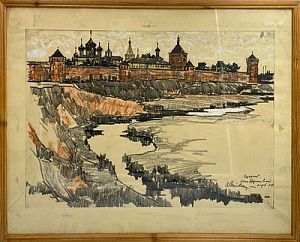 (П) Неизвестный художник Суздаль. 1968 г.
