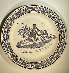 Далматия, 1807 г. Французский солдат спасает русских военнопленных. 1810-е гг.. Фабрика Монтеро (Montereau), Франция