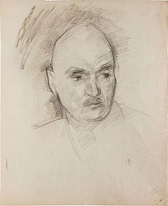 (М) Фальк Роберт Рафаилович (1886-1958) Портрет М.С. Балашова. Потомка Чингиз-хана.1940-е - 1950-е гг.