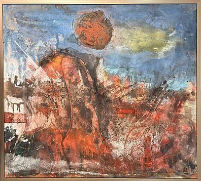 (П) Лукка Валерий Николаевич (1945 г.р.) - Пейзаж. 2019 г. Холст, смешанная техника. 80 х 100 ...