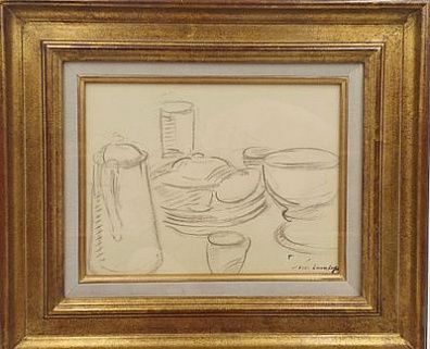 (П) Тархов Николай Александрович (1871-1930) - Натюрморт, 1910-е годы. Бумага дублированная на ...