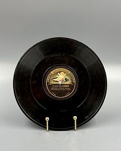 (П) [Редкость] Пластинка виниловая двусторонняя. Amour Gramophone Record, 1909-1910, 1920 гг.