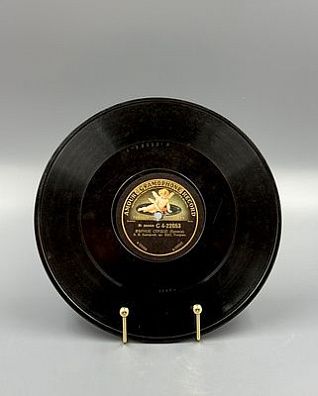 (П) [Редкость] Пластинка виниловая двусторонняя. Amour Gramophone Record, 1909-1910, 1920 гг.