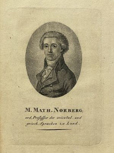 Неизвестный гравер Портрет Матиаса Норберга (1747–1826)