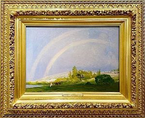 (М) *Дубовской Николай Никонорович (1859-1918) - Радуга. 1892 г. Холст, масло. 37 х 52 см ...